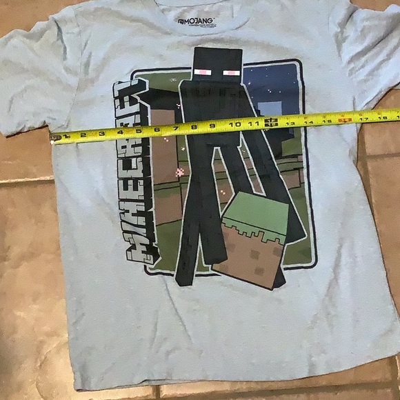 Mojang Minecraft Creeper Tshirt gray medium - Picture 4 of 6